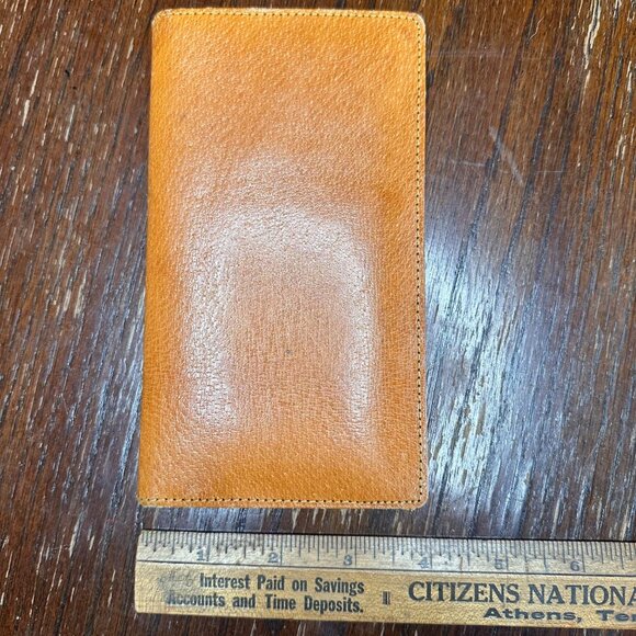 Vintage Pocket Book With Pencil Address book London 100% Pig Skin Wallet - Picture 4 of 16
